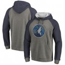 Men's Minnesota Timberwolves Gray 2 Printed Pullover Hoodie