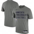 Men's Minnesota Timberwolves Gray Sideline Legend Performance Practice T Shirt