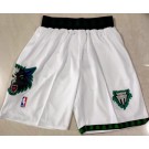 Men's Minnesota Timberwolves White Classic Swingman Shorts