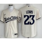 Men's Minnesota Twins #23 Royce Lewis Cream Cool Base Jersey