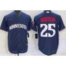 Men's Minnesota Twins #25 Byron Buxton Navy 2023 Cool Base Jersey