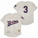 Men's Minnesota Twins #3 Harmon Killebrew Cream 1969 Throwback Jersey
