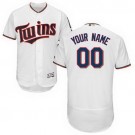 Men's Minnesota Twins Customized White FlexBase Jersey