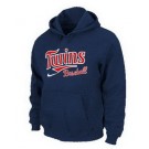 Men's Minnesota Twins Navy Blue Printed Pullover Hoodie