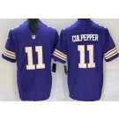 Men's Minnesota Vikings #11 Daunte Culpepper Limited Purple Classic FUSE Vapor Jersey