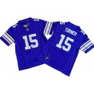 Men's Minnesota Vikings #15 Dallas Turner Limited Purple Classic FUSE Vapor Jersey