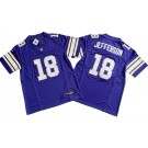 Men's Minnesota Vikings #18 Justin Jefferson Limited Purple Classic FUSE Vapor Jersey