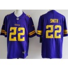 Men's Minnesota Vikings #22 Harrison Smith Limited Purple Throwback Vapor Jersey