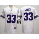 Men's Minnesota Vikings #33 Aaron Jones Limited White Alternate Vapor Jersey