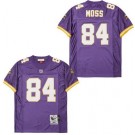 Men's Minnesota Vikings #84 Randy Moss Purple 1998 Throwback Jersey