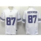 Men's Minnesota Vikings #87 TJ Hockenson Limited White Alternate FUSE Vapor Jersey