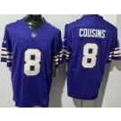 Men's Minnesota Vikings #8 Kirk Cousins Limited Purple Classic FUSE Vapor Jersey