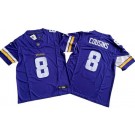 Men's Minnesota Vikings #8 Kirk Cousins Limited Purple FUSE Vapor Jersey