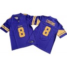 Men's Minnesota Vikings #8 Kirk Cousins Limited Purple Throwback FUSE Vapor Jersey