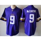 Men's Minnesota Vikings #9 JJ McCarthy Limited Purple Vapor Jersey