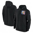 Men's Minnesota Vikings Black 2023 Crucial Catch Club Pullover Hoodie