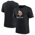 Men's Minnesota Vikings Black 2024 Crucial Catch T Shirt