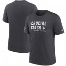 Men's Minnesota Vikings Charcoal 2021 Crucial Catch Performance T-Shirt