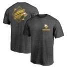 Men's Minnesota Vikings Iconic Retro Diamond Scroll Printed T-Shirt 0958