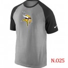 Men's Minnesota Vikings Printed T Shirt 2033