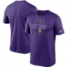 Men's Minnesota Vikings Purple Icon Performance T-Shirt