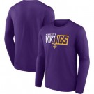 Men's Minnesota Vikings Purple NFL x Bud Light Long Sleeve T Shirt
