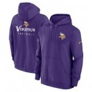 Men's Minnesota Vikings Purple Sideline Club Fleece Pullover Hoodie
