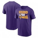 Men's Minnesota Vikings Purple Sound The Local Essential T Shirt