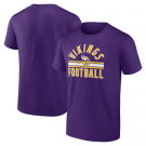 Men's Minnesota Vikings Purple Standard Arch Stripe T Shirt