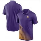 Men's Minnesota Vikings Purple Vapor Performance Polo