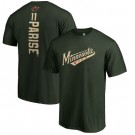 Men's Minnesota Wild #11 Zach Parise Green Printed T Shirt 112362