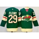 Men's Minnesota Wild #29 Marc Andre Fleury Green Authentic Jersey