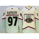 Men's Minnesota Wild #97 Kirill Kaprizov White 2023 All Star Authentic Jersey