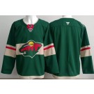 Men's Minnesota Wild Blank Green Authentic Jersey