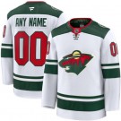 Men's Minnesota Wild Customized White Fanatics Authentic Jersey