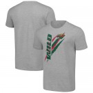 Men's Minnesota Wild Starter Gray Color Scratch T Shirt