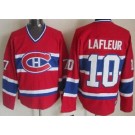 Men's Montreal Canadiens #10 Guy Lafleur Red Throwback Jersey