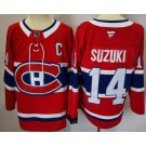 Men's Montreal Canadiens #14 Nick Suzuki Red Authentic Jersey