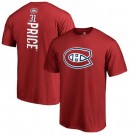 Men's Montreal Canadiens #31 Carey Price Red Printed T Shirt 112094