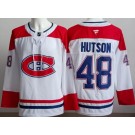 Men's Montreal Canadiens #48 Lane Hutson White Authentic Jersey