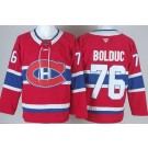 Men's Montreal Canadiens #76 Zack Bolduc Red Authentic Jersey