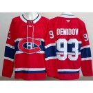 Men's Montreal Canadiens #93 Ivan Demidov Red Authentic Jersey