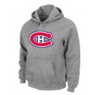 Men's Montreal Canadiens Gray Printed Pullover Hoodie