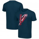 Men's Montreal Canadiens Starter Navy Color Scratch T Shirt