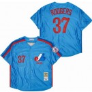 Men's Montreal Expos #37 Steve Rodgers Blue 1982 Throwback Jersey