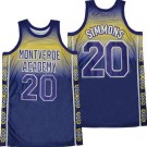 Men's Montverde Academy Eagles #20 Ben Simmons Navy Basketball Jersey