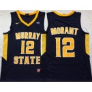Men's Murray State Racers #12 Ja Morant Navy College Basketball Jersey