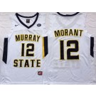 Men's Murray State Racers #12 Ja Morant White College Basketball Jersey