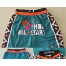 Men's NBA Green 1996 All Star Just Don Shorts