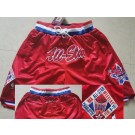 Men's NBA Red 1991 All Star Just Don Shorts
